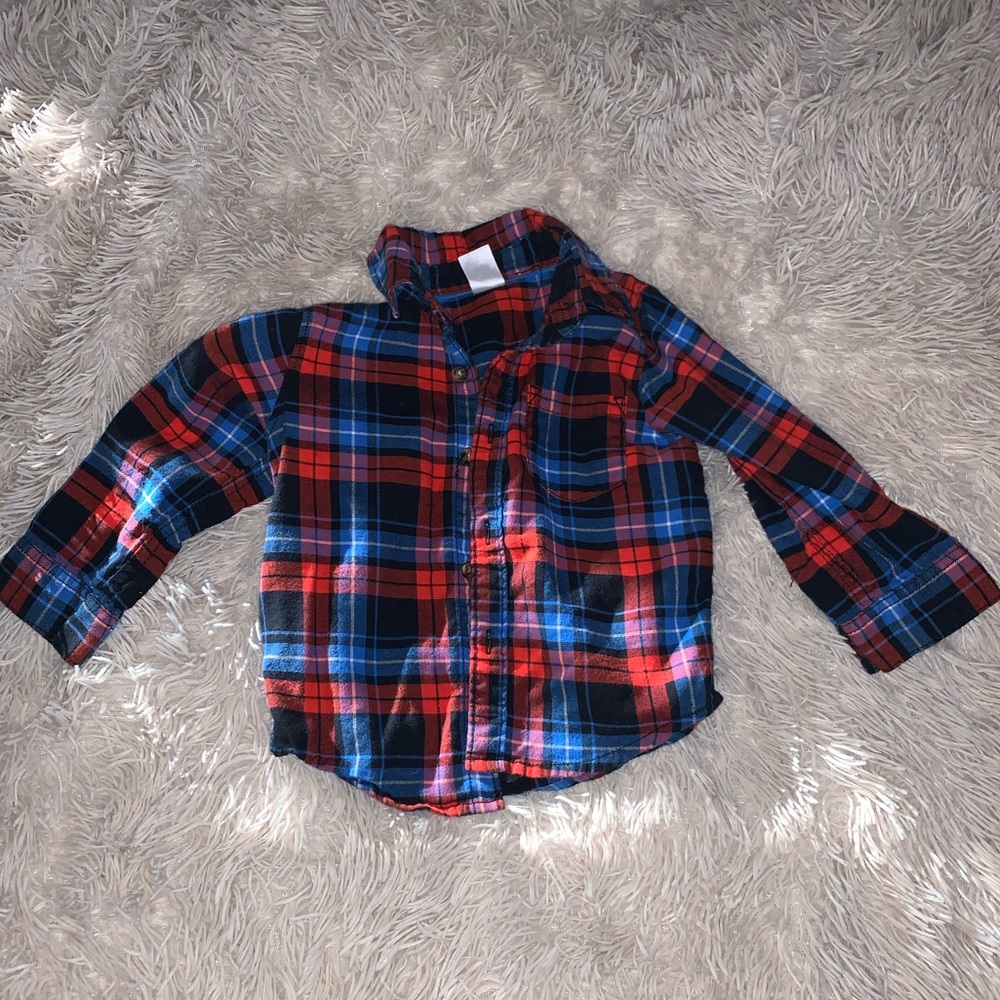 Toddler flannel shirt !